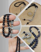 Shungite (Şungit) Taşı 33lük Tesbih 6mm (23175) thumbnail 1