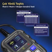 NPO NPC119 1.8" Renkli Türkçe Ekran OBDII/EOBD+CAN Modlu Otomatik Araç Arıza Tespit/Silme Cihazı - 8