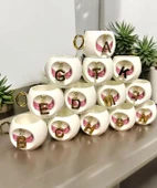 Royking Letter Porselen F Harf Kupa 300 ml CMT 011 - 1