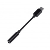 Ayex TYPE-C İçin 3.5mm Kulaklık ve Mikrofon Adaptörü Siyah - 1