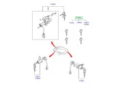 Kilit Seti Accent 2000-2006 thumbnail 1