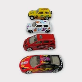 Maxx Wheels 4 lü Metal Araç Seti - Şehir Araçları thumbnail 2