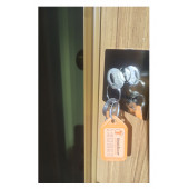 TEZ-1658 Statik Kasalı Tanganika Düz Model Daire Kapısı, Çelik Kapı, Villa Kapısı - 4