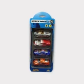Maxx Wheels 4 lü Metal Araç Seti - Spor Araba - 4