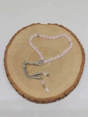 Pembe Kuvars Taşı 33lük Tesbih 6mm (1254) thumbnail 4