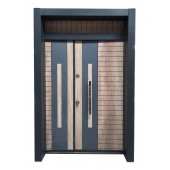 TEZ-0170 Statik Kasalı Düz Model Apartman Giriş Kapısı, Dış Mekan Kapısı, Villa Kapısı - 1