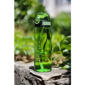 Benetton Yeşil Kilitli Kapak Tritan Matara Suluk - 2