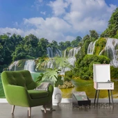 Nehir ve Şelale Manzaralı Duvar Kağıdı thumbnail 6