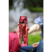 Benetton Kırmızı Kilitli Kapak Tritan Matara Suluk - 2