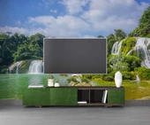 Nehir ve Şelale Manzaralı Duvar Kağıdı thumbnail 3