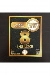8. Sınıf Bons Altın İngilizce Soru Bankası Levent İçöz Yayınları+(DENEME HEDİYE) - 1