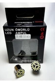 1156 18 Smd 3014 Led Ampulü Geri Vites Plaka Sinyal Stop Beyaz Renk - 1