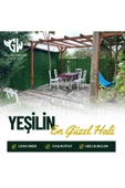 ÇINAR DİZAYN Hat Tel Çit Çim Çit Örgü Telli Bahçe Çiti 100 Cm X 10 Mt - 1