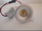 5W Mini Led Spot Gümüş Renk Kasa 45mm Genişlik - 1
