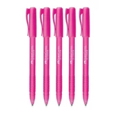 Faber Castell Tükenmez Kalem Renkli Pembe - 5 Adet thumbnail 1