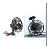 Araba Camına Vantuzlu Mini Vantilatör 5 İnç 15 cm çap - 2