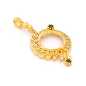 Çeyrek Altın Çerçeveli Kolye Ucu Altın Kaplama-TGR-606 thumbnail 3