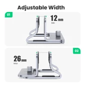UGREEN ALÜMİNYUM NOTEBOOK MACBOOK DİKEY MASAÜSTÜ STANDI 20471 - 2