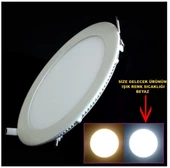 HOROZ Slim 9W Yuvarlak Led Panel Spot S.A. 6400K BEYAZ - 5