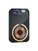 Dexim S5 10.000mAh PD Powerbank Şeffaf Magsafe Dijital Göstergeli Taşınabilir Hızlı Şarj Cihazı - 1