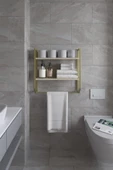 AYMOBSAN Aura Banyo Rafı , Çok Amaçlı Düzenleyici, Raf Ünitesi, 90 cm - 2