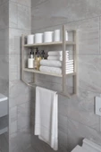 AYMOBSAN Aura Banyo Rafı , Çok Amaçlı Düzenleyici, Raf Ünitesi, 90 cm - 1