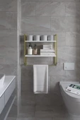 AYMOBSAN Aura Banyo Rafı , Çok Amaçlı Düzenleyici, Raf Ünitesi, 90 cm - 2