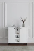 AYMOBSAN Misty 2 Kapaklı Konsol, Çok Amaçlı Dolap, 90 cm - 1