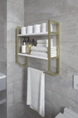 AYMOBSAN Aura Banyo Rafı , Çok Amaçlı Düzenleyici, Raf Ünitesi, 90 cm - 1