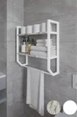 AYMOBSAN Aura Banyo Rafı , Çok Amaçlı Düzenleyici, Raf Ünitesi, 90 cm - 3