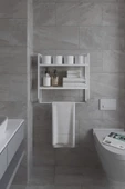 AYMOBSAN Aura Banyo Rafı , Çok Amaçlı Düzenleyici, Raf Ünitesi, 90 cm - 2