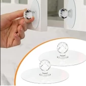 Gen-Of Kristal Tutucu Raf Dolap Duvar Askısı 4 Lü Set GKH - 1