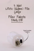 4 Adet Eriyen Mini Led Mum Seti Pilli Dumansız Alevli Ledli Dekoratif Yapay Mum Dekor Işığı 6cm - 4