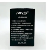 NNS Ns-6682 Usb / Tf Kart / Fm Retro Taşınabilir Bluetooth Hoparlör - 6