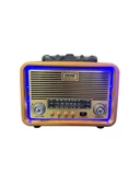 NNS Ns-6682 Usb / Tf Kart / Fm Retro Taşınabilir Bluetooth Hoparlör - 2