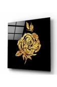 Gold Dekoratif ve Modern Cam Tablo - 1