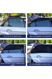 Araba Bagaj Düzenleyici Organizer Çanta + Oto Yan Cam Güneşlik Koruma Perdesi Araç Set-65 - 5