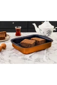 Madame Coco Chef Granite Look Köşeli Fırın Tepsisi 25 Cm - 1