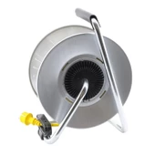 Metal Makaralı Seyyar %100 Bakır Kablo 4 Prizli Kapaklı Uzatma Kablosu 3x2.5 mm H05VV-F 50 Metre thumbnail 6