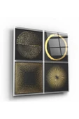 Desenler Dekoratif ve Modern Cam Tablo - 1