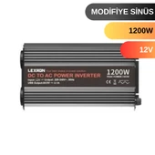 LEXRON 1200 W WATT 12V MODİFİYE SİNUS İNVERTER - 1