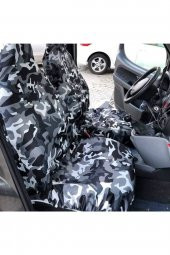 CITROEN SİYAH BEYAZ KAMUFLAJ SERVİS KILIFI - 1