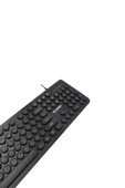Torima TK-09 Siyah Retro Daktilo Görünümlü Kablolu Q Klavye - 4
