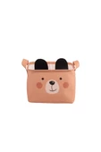 Ayıcık Desenli Kulplu Dikdörtgen Bebek Çocuk Odası Düzenleyici Organizer 24x18x16 cm - 2