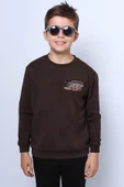 ERKEK ÇOCUK 3 İPLİK SWEAT SIRT BASKILI RİBANALI E19 thumbnail 5