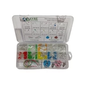 3mm ve 5mm Kutulu Led Seti - 200 Adet (Lamba ve Ampul Duy Hediyeli) thumbnail 4