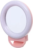 Aynalı Şarjlı Led Selfie Işığı Led Ring Light Halka Telefon Işığı 36 Led 3 Kademe Büyük Boy 12 Cm - 6