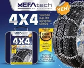 Mefatech 195/65R16 Grup:1040 Takmatik 4x4 Kar Zinciri  (Paket İçeriği 2 adettir) thumbnail 1