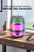 Torima BTS-1843 Siyah Kablosuz Taşınabilir RGB Işıklı Bluetooth Hoparlör Speaker thumbnail 4