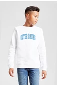 Outer Banks Lettern Beyaz Çocuk 2ip Sweatshirt - 1